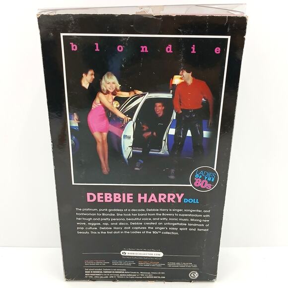 Barbie Debbie Harry Doll Blondie Ladies of the 80s Pink Label 2009 Collector NOB - Picture 6 of 16